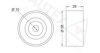 OPEL 5636435 Deflection/Guide Pulley, timing belt